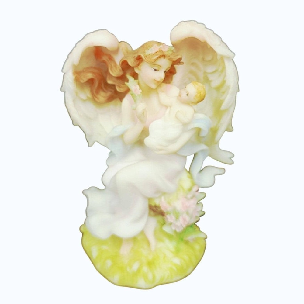 Seraphim Classics August Angel Motherhood Collection #80778 Roman Inc 2003 w/...